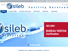 Tablet Screenshot of gruposileb.com